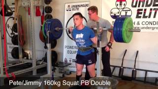 Strength Sports Gym - Peter 160kg Squat PB Double