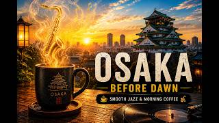 OSAKA BEFORE DAWN ☕🎷 | Smooth Jazz, Morning Coffee & Sunrise Ambience
