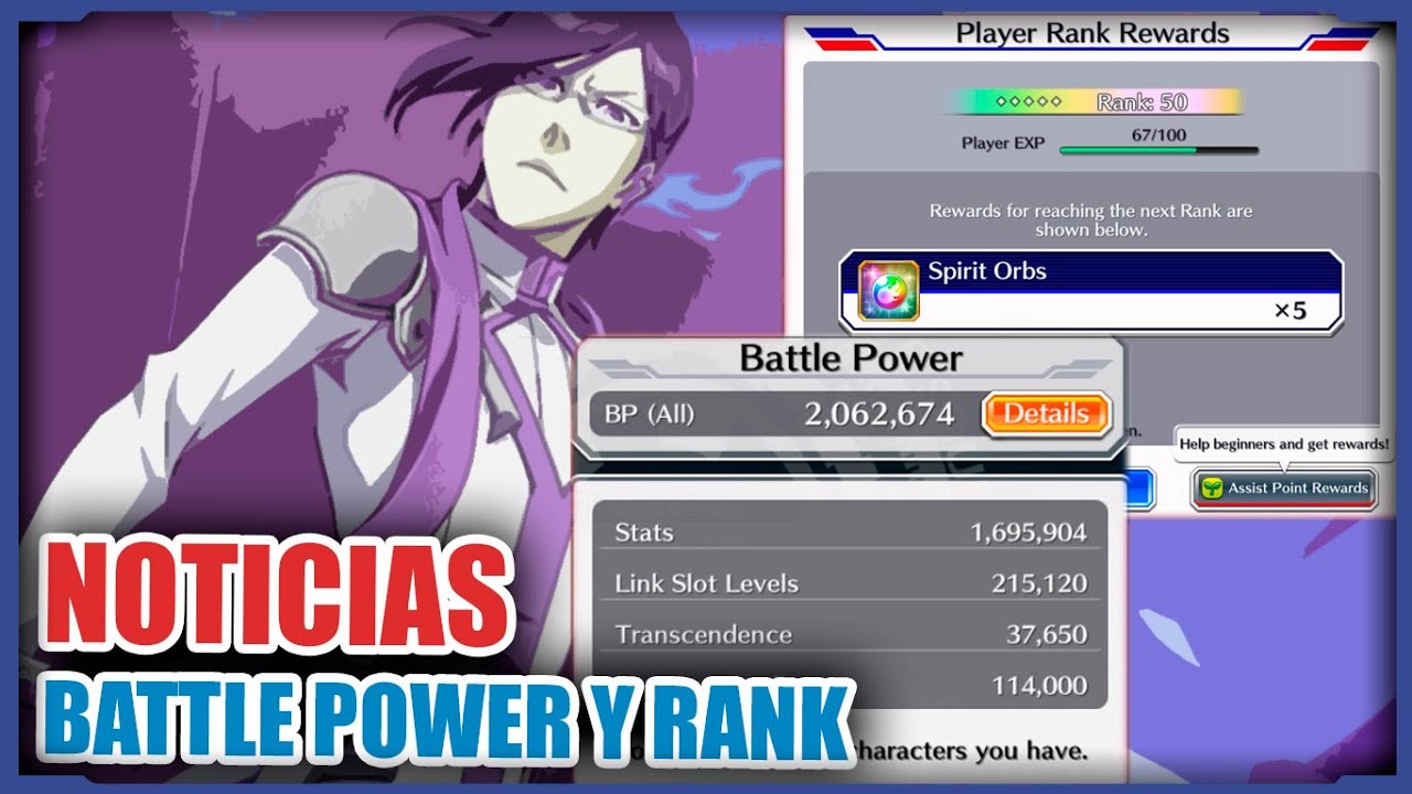 [Bleach Brave Souls][NOTICIAS] Sistema de Battle Power (BP) y Sistema ...
