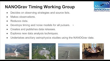 Pulsar Timing (NANOGrav PFC; Fall 2017)