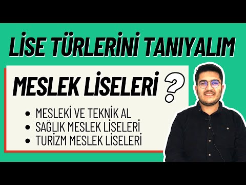 Meslek Liseleri | Lise Türlerini Tanıyalım | LGS 2023