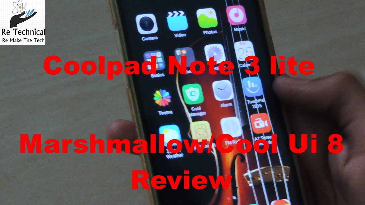 Coolpad Note 3 Lite MarshMallow Cool Ui 8 Update Review