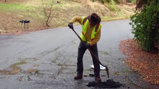 How To Repair A Pothole, Rain Or Shine, Without Fail – EZ Street Asphalt - El Dorado California screenshot 4