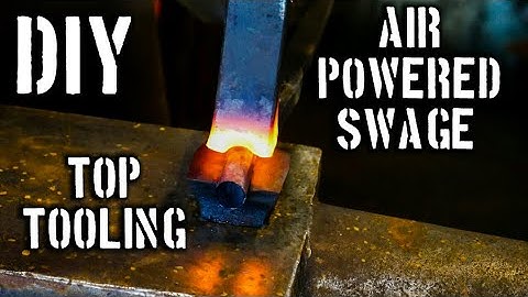 Forging a Top Blacksmith Swage Tool with the Air Hammer