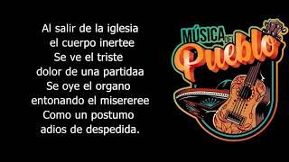 Por Quién Doblan Las Campanas - Luis Alberto Posada l Letra