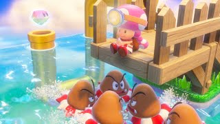 Captain Toad: Treasure Tracker - 100% Walkthrough Part 7 - Onward, Toadette!
