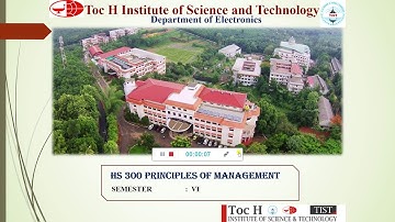 HS 300 Principles of Management Module VI Controlling Part 1 Asst Prof RG