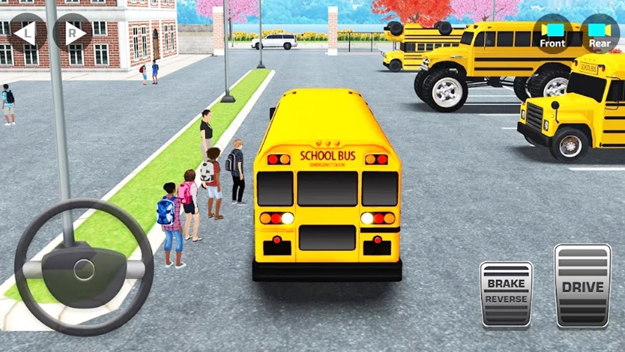 Super High School Bus Driving Simulator 3d 2021 - School Bus Driving Simulator - Android Gameplay