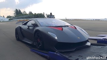 Lamborghini Sesto Elemento Revving
