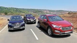 OVERDRIVE Comparo  2014 Hyundai SantaFe vs Honda CRV vs Ssangyong Rexton