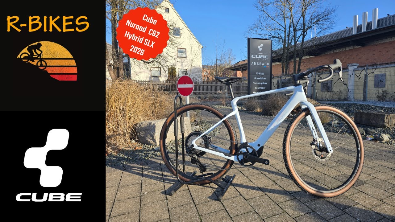 Cube Nuroad Hybrid C:62 SLX 2026  Ultimate Lightweight e-Gravel Bike  Walk-Around Review