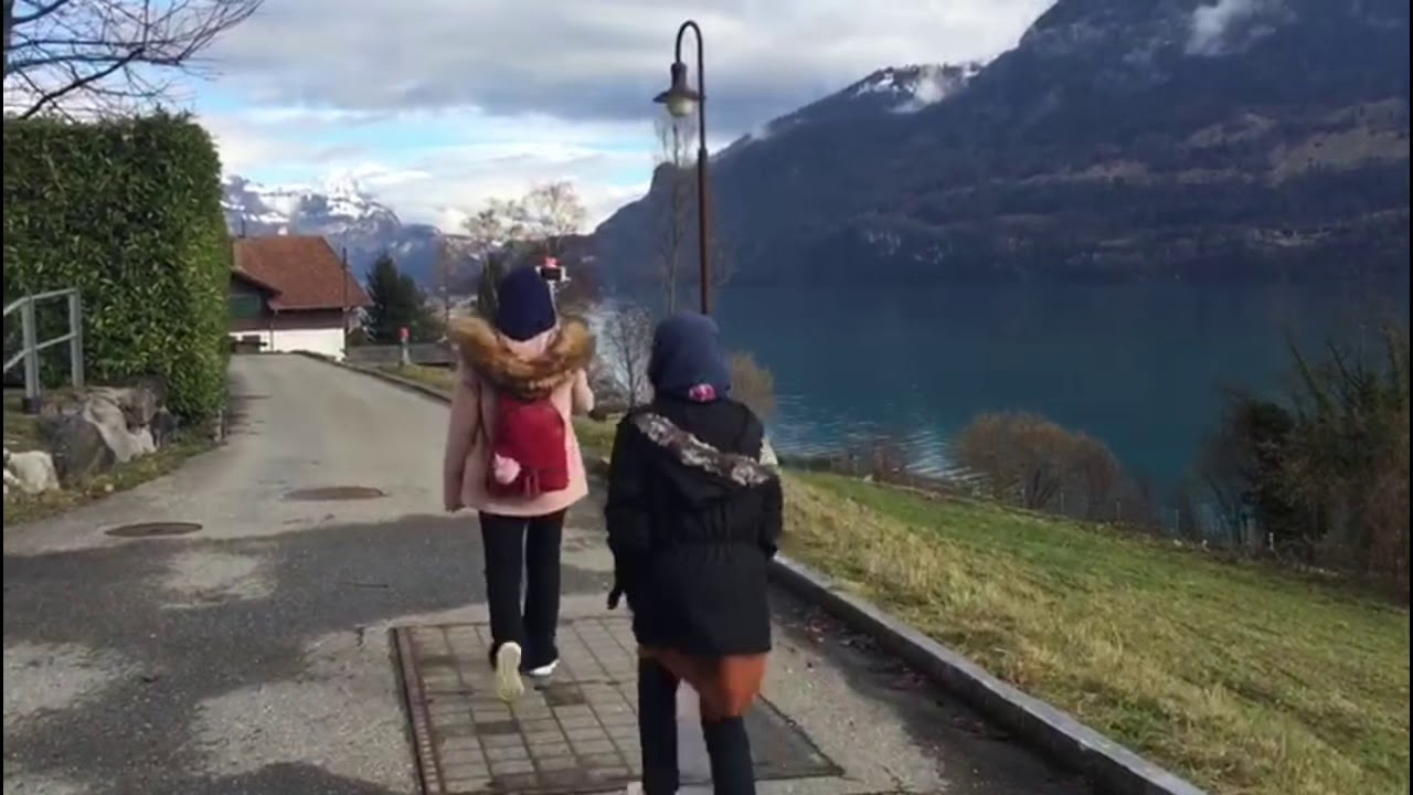 Sunset at Lake Brienz, Switzerland 🇨🇭!