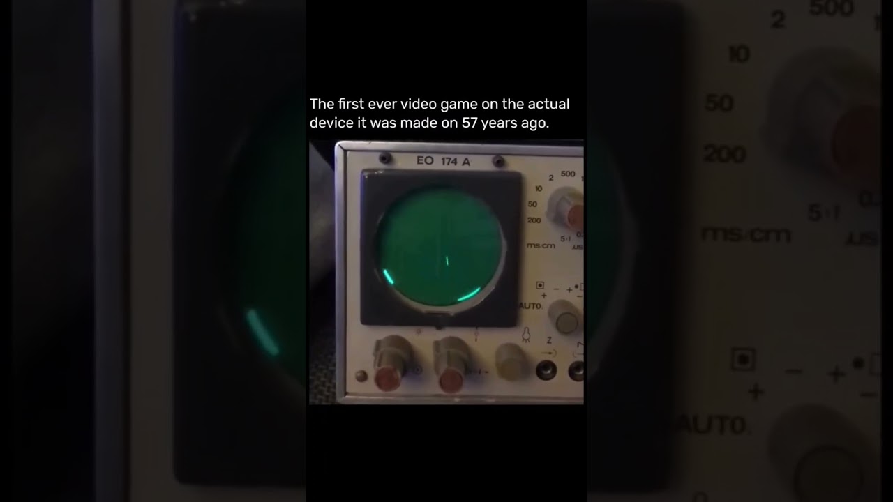 🎮 The FIRST Video Game Ever! 😳 57 Years Ago 🤯 