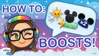 HOW TO: BOOSTS! | Disney Emoji Blitz Developer Strategy Series Guide For Beginners and Experts