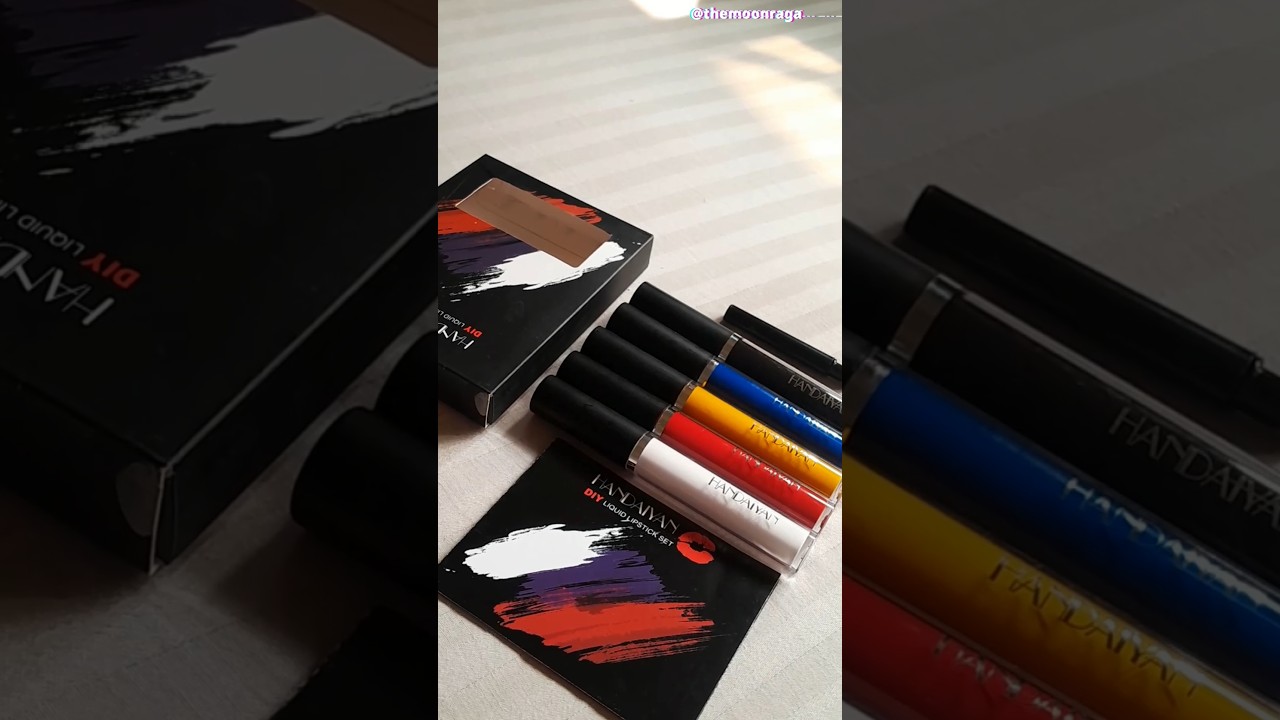 HANDAIYAN DIY Liquid Lipstick Set || Customise your lipstick  