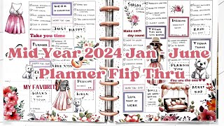 2024 January - June  Planner Flip Through | Catch All Planner | Happy Planner | After The Pen | APT