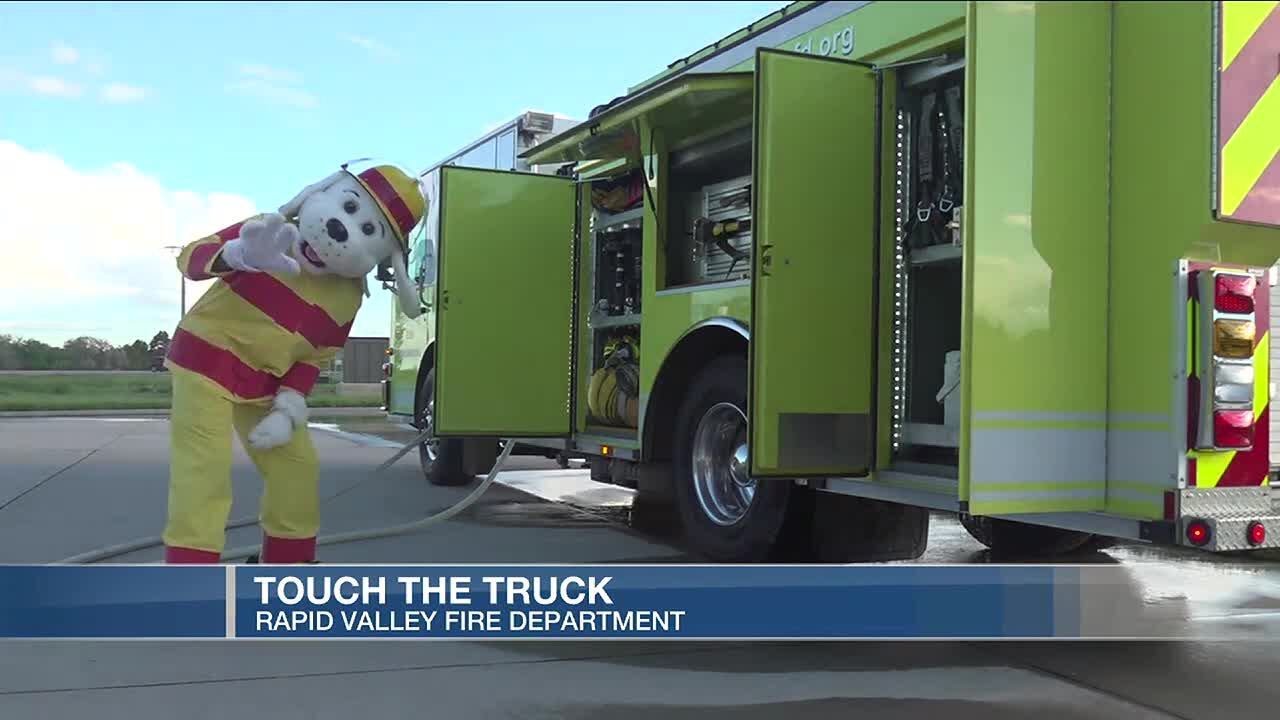 Rapid Valley Volunteer Fire Department hosts 'Touch a Truck' event