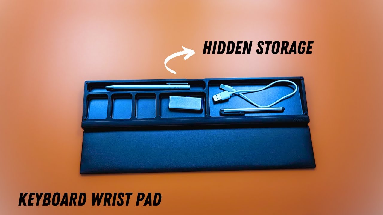 Hagibis Keyboard Wrist Rest Pad: Hidden Storage Inside