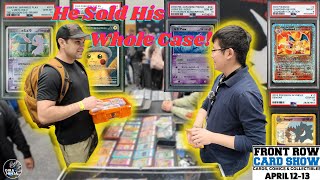 I Cashed Out His WHOLE Case! Vendor POV Front Row Card Show April 12-13