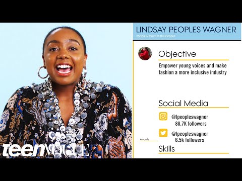 Teen vogue editor-in-chief lindsay peoples-wagner has been a fashion reporter, waitress, intern, and oprah employee. from her beginnings as fash...