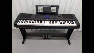 Yamaha Dgx-660 Digital Piano Keyboard Arranger In Black Finish Stock Number 24396