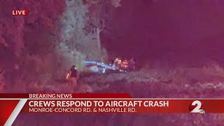 Crews respond to aircraft crash