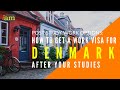 How to Stay in Denmark after Your Studies: Denmark Post Study Work Visa Options