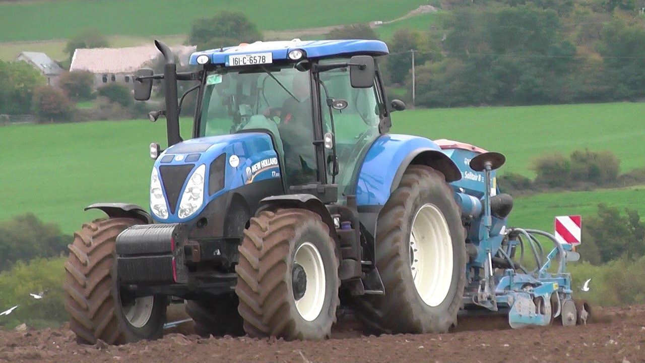 Winter Ploughing & Sowing with a New Holland Fleet