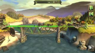 Bridge Constructor Medieval Chapter 4 Bridge 13 Solution