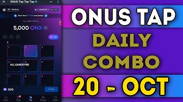 Onus Tap Tap Tap Daily Code 20 October 2024 || Today Onus Daily Code || AGP #onusdailycode