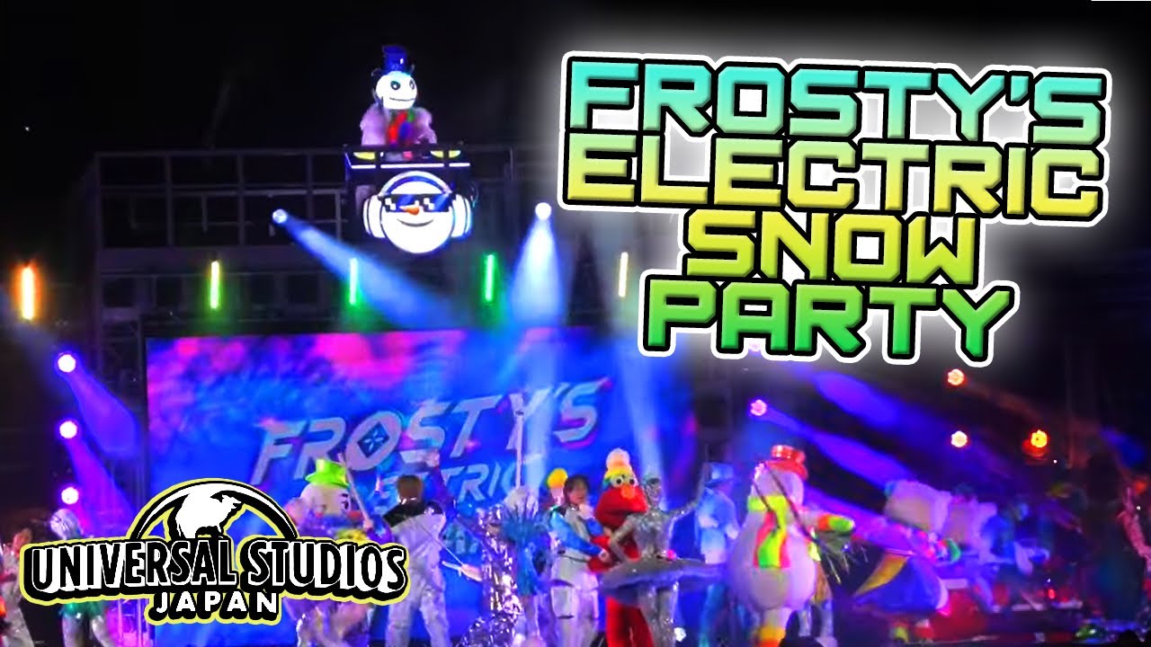 Frosty’s Electric Snow Party for the Holidays at Universal Studios Japan