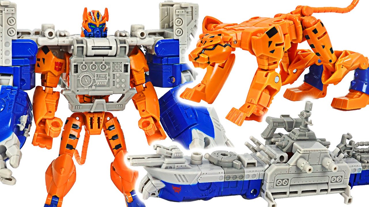 Transformers Cyberverse Cheetor Spark Armor Sea Fury mounted! | DuDuPopTOY
