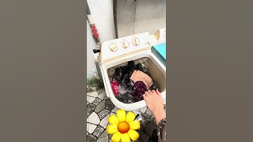 punya mesin cuci otomatis tapi yang dipake tetap mesin cuci jadul #cucibaju #adayinmylife #minivlog
