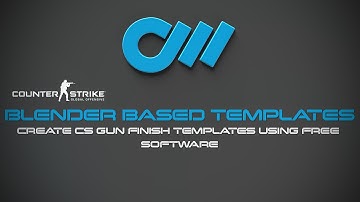 Design CS:GO Skins Using Templates in Blender3d (Free software)
