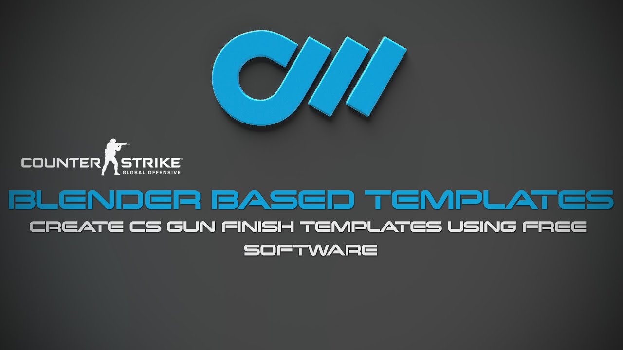 Design CS:GO Skins Using Templates in Blender3d (Free software) - YouTube