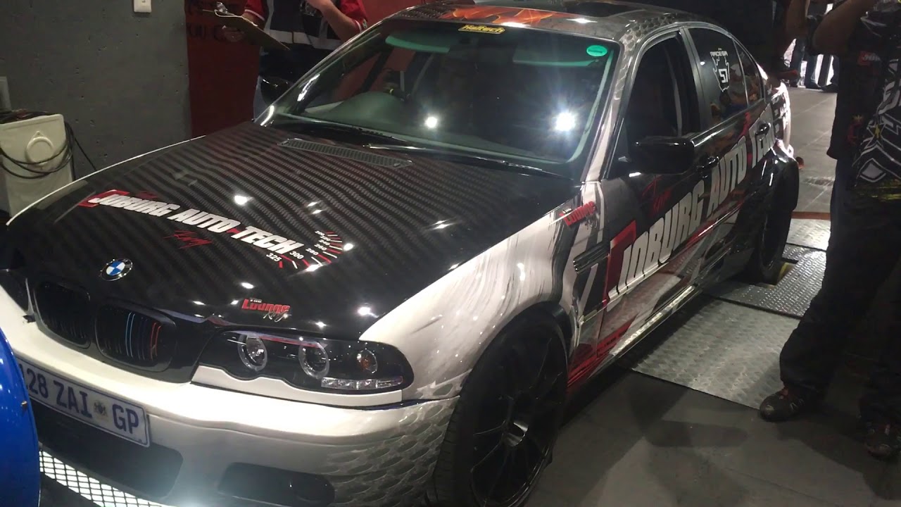 Joburg Auto Tech 2JZ BMW E46 1338hp dyno run with Haltech Elite - YouTube