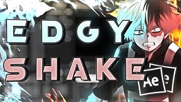 How To Make Smooth Edgy Shake ! | After Effects AMV Tutorial