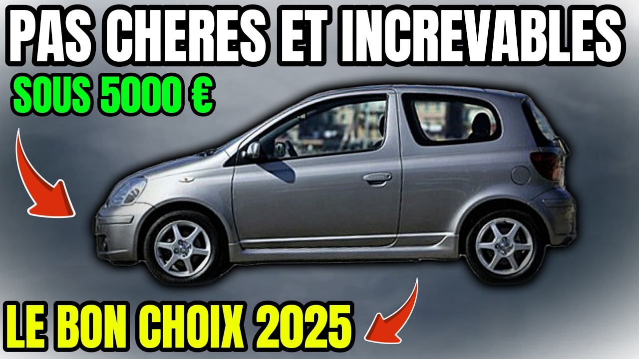10 voitures d’occasion pas chères ne tombent JAMAIS en Panne !