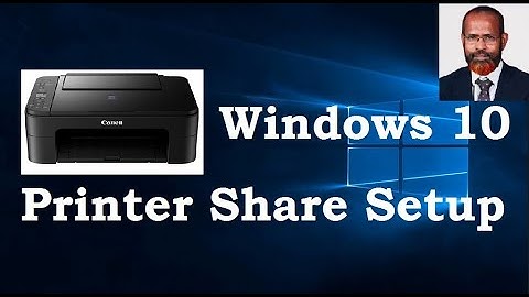Printer Share Setup in Windows 10 on Local Network