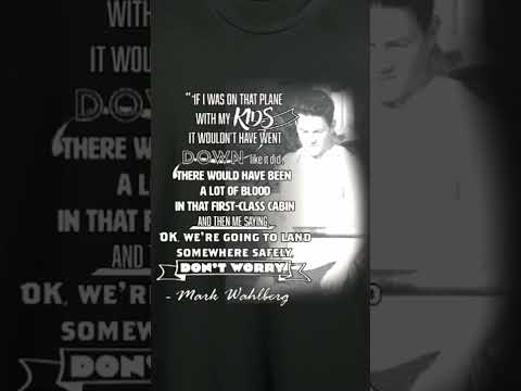Making a Mark Wahlberg demotivational quote T-shirt