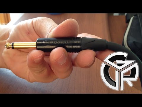Making my guitar / instrument cable - NEUTRIK - GVR guitars