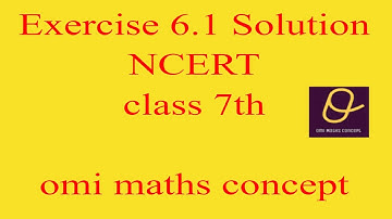 Exercise 6.1 class 7th NCERT #Triangle_and_its_property