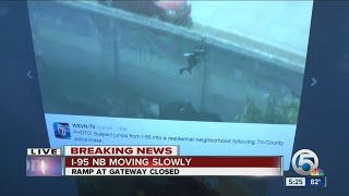 I-95 NB moving slowly after high-speed chase