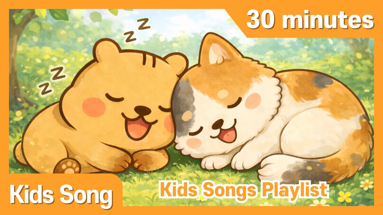 Kids Songs 30 Minutes | Calm Nursery Rhymes | CapyLala Kids - YouTube
