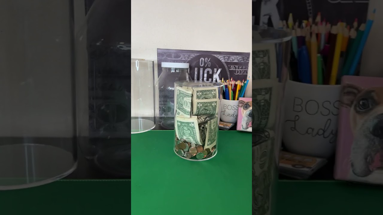 Breaking into the jar? How much do you think is here? 