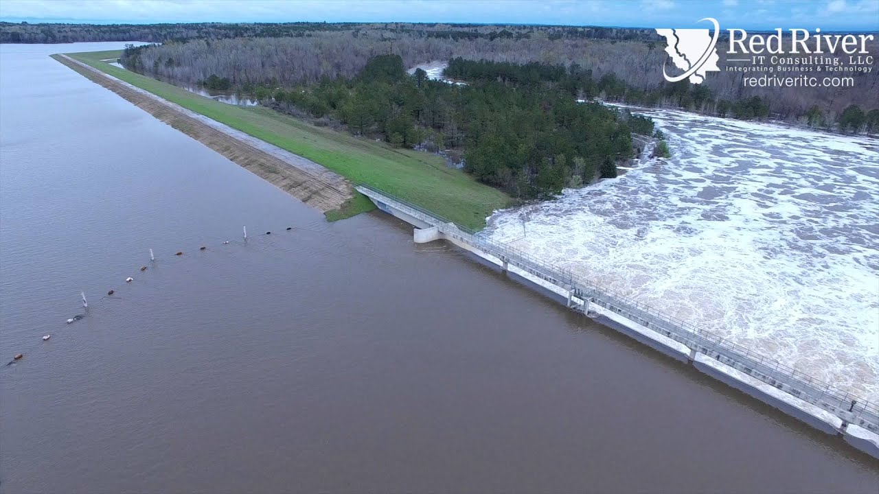 Grand Bayou Reservoir March 2016 Flood YouTube
