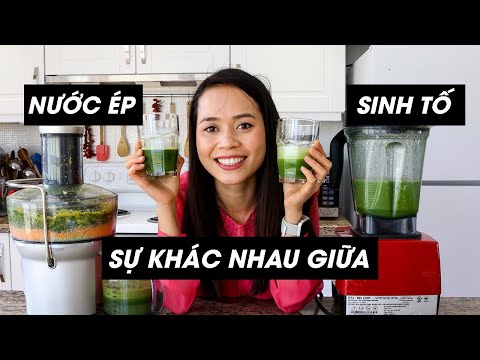 SỰ KHÁC NHAU GIỮA SINH TỐ VÀ NƯỚC ÉP LOẠI NÀO TỐT HƠN? MÁY NÀO NÊN MUA TRƯỚC ???