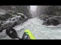 A snowy day on canyon creek  670 cfs