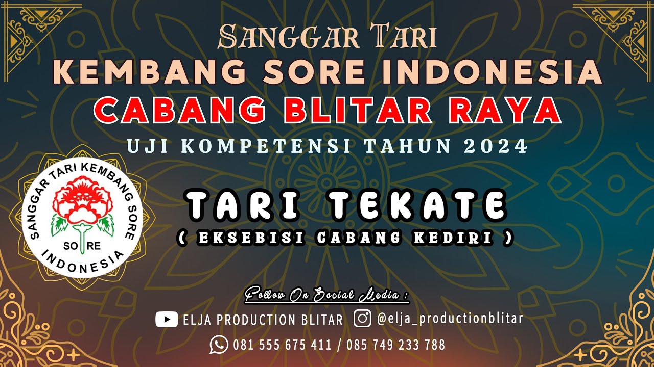 TARI TEKATE - SANGGAR TARI KEMBANG SORE INDONESIA