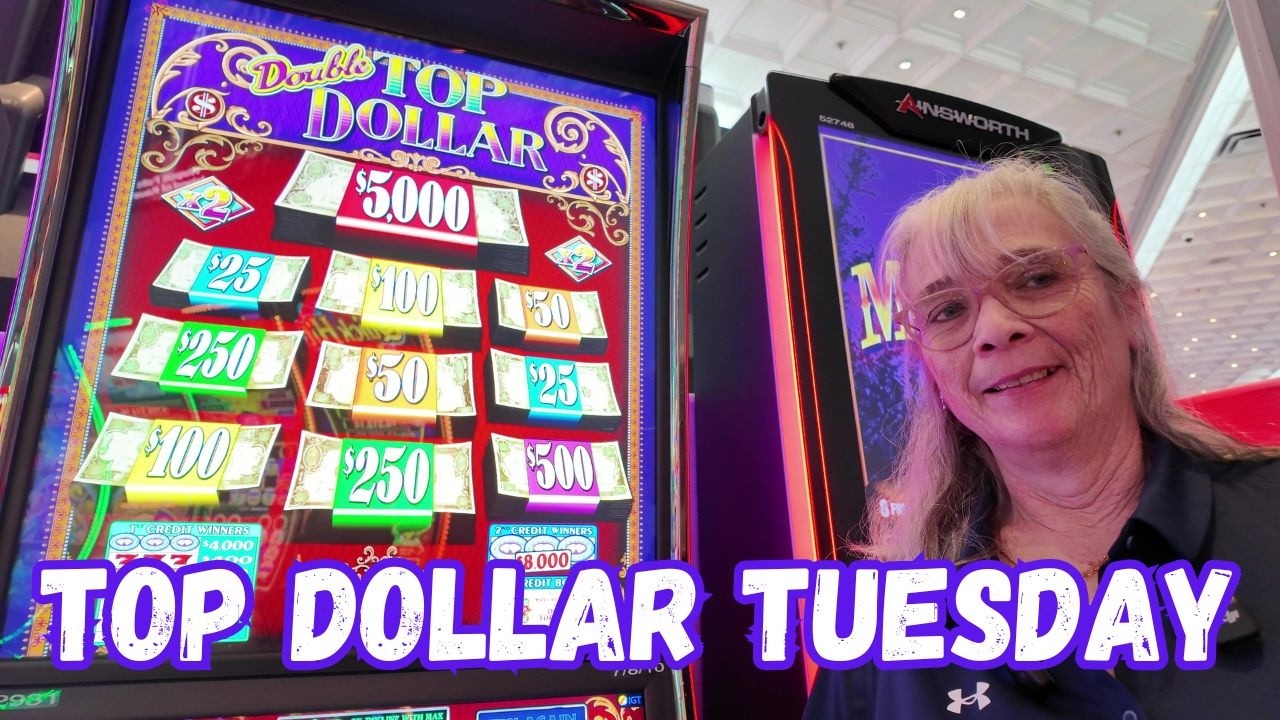 Double Top Dollar Slot Machine Hitting Big on Tuesday!
